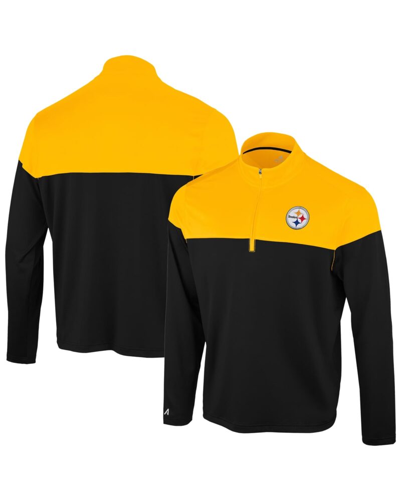 Antigua Steelers Antigua Quarter-Zip